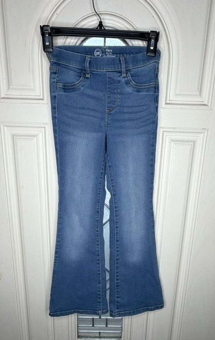 Wonder Nation Girls Flare Jeggings, Size M (7-8)